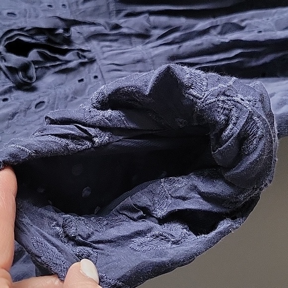 fait a main PARIS Silk Eyelet Blouse - Picture 3 of 7